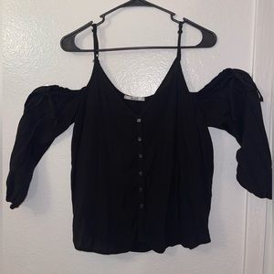 Women’s Papaya Medium Off the Shoulder Blouse!